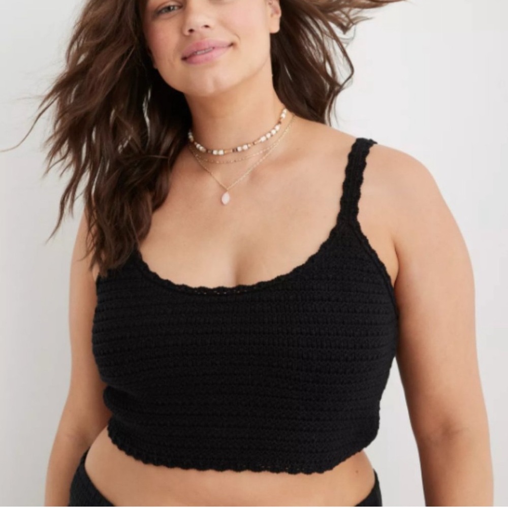 Aerie Summer Nights Cropped Tank Top